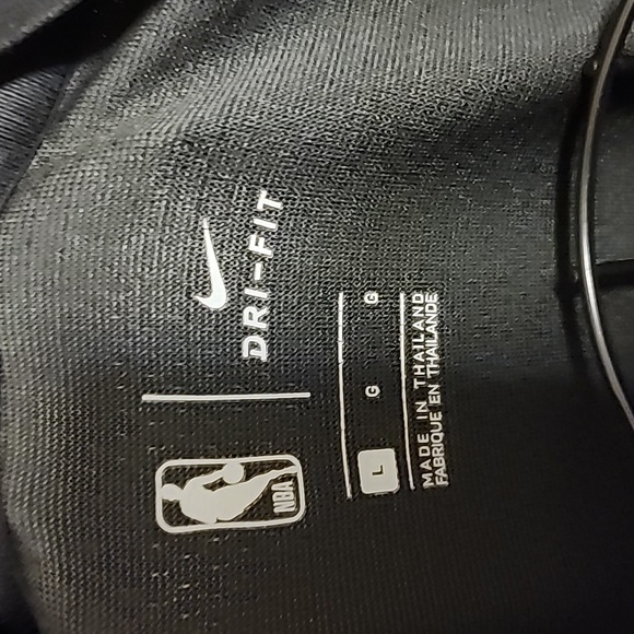 Nike Black and Dark Gray Long Sleeve NBA Finals Top - Picture 3 of 4